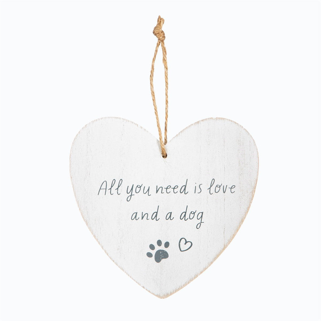 All You Need Is Love & A Dog Heart Plaque