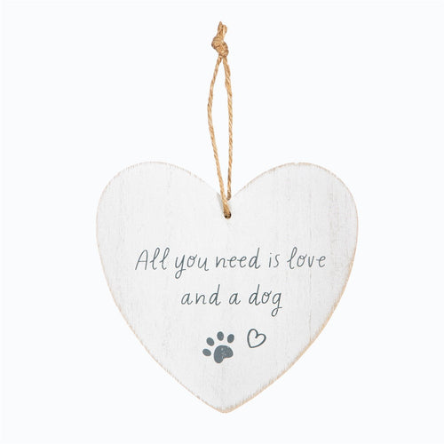 All You Need Is Love & A Dog Heart Plaque