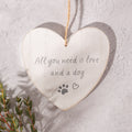 All You Need Is Love & A Dog Heart Plaque