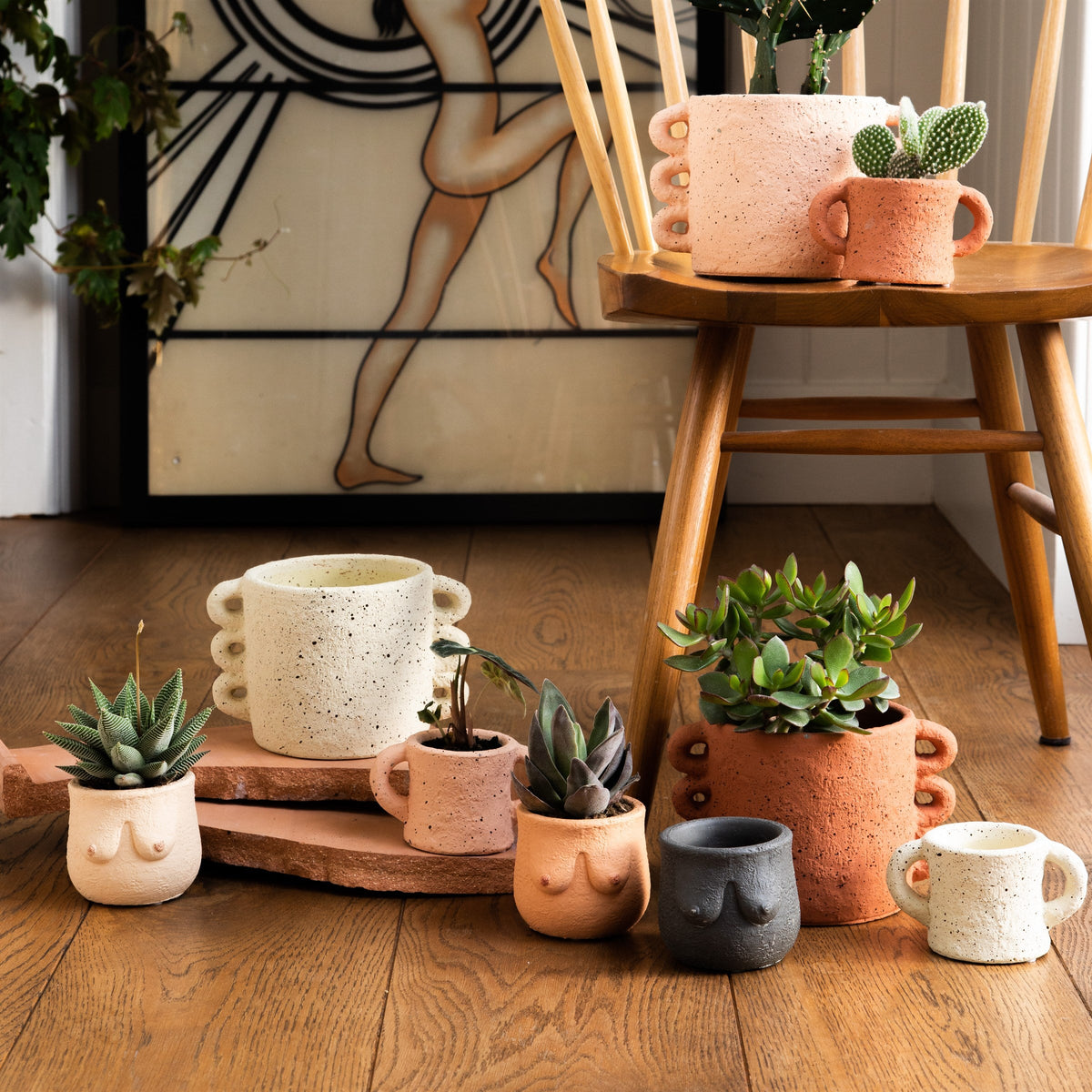 Mini Terracotta Handle Planter