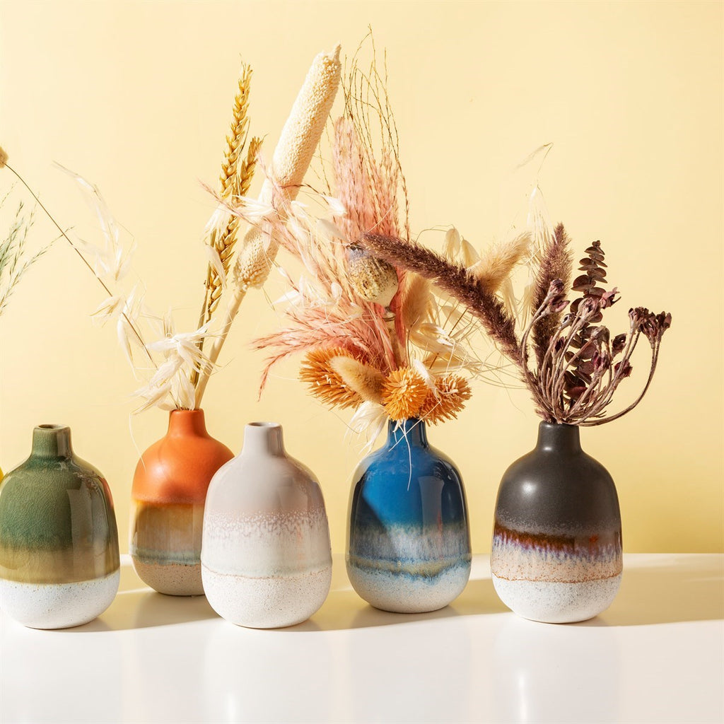 Mojave Glaze Vase - Black