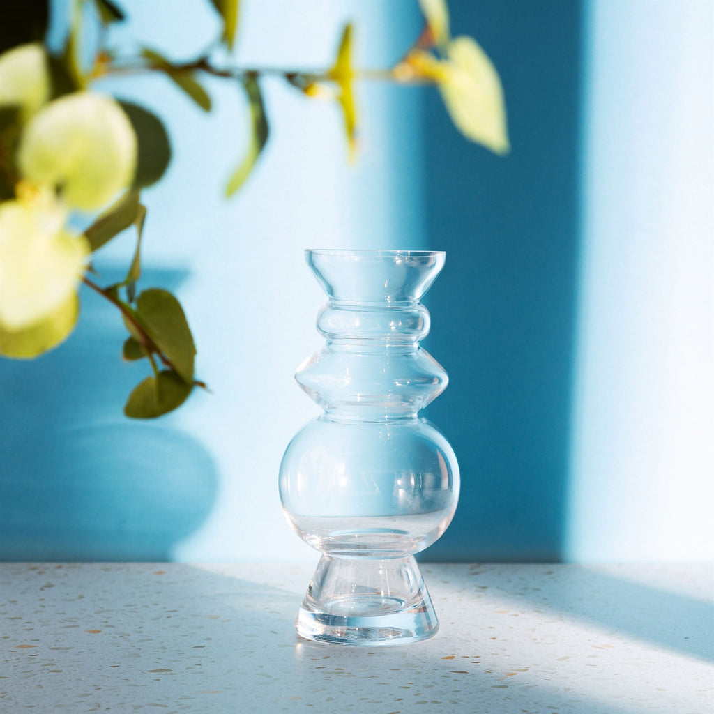 Selina Glass Vase - Clear