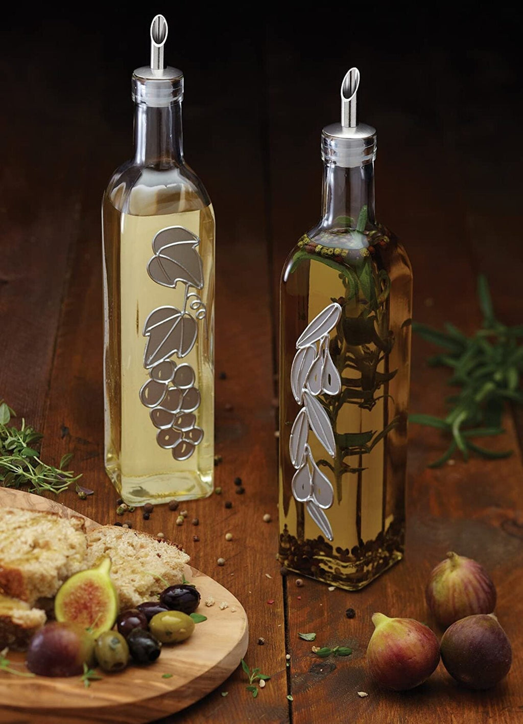 World of Flavours Oil & Vinegar Bottles - Set of 2