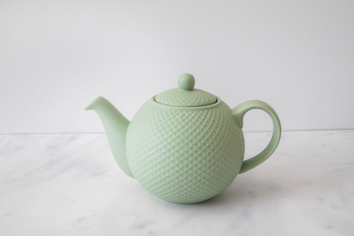 Globe Textured Teapot - Green, 4-Cup
