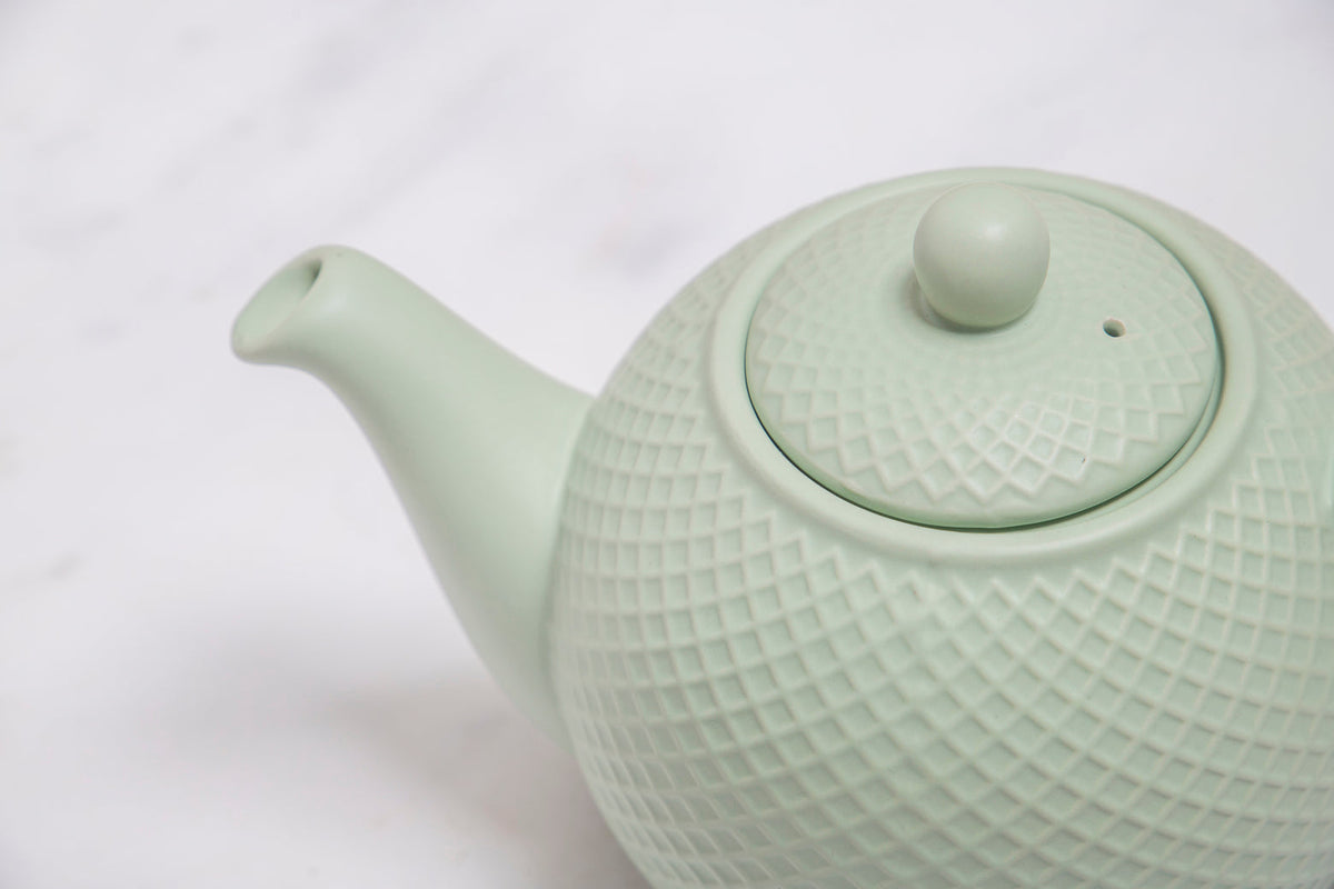 Globe Textured Teapot - Green, 4-Cup