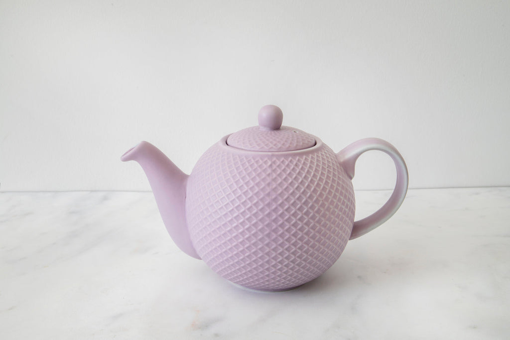 Globe Textured Teapot - Lilac, 4-Cup