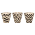 Mini Black Geo Planters