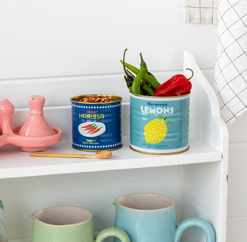 Lemons & Harissa Mini Storage Tins - Set of 2