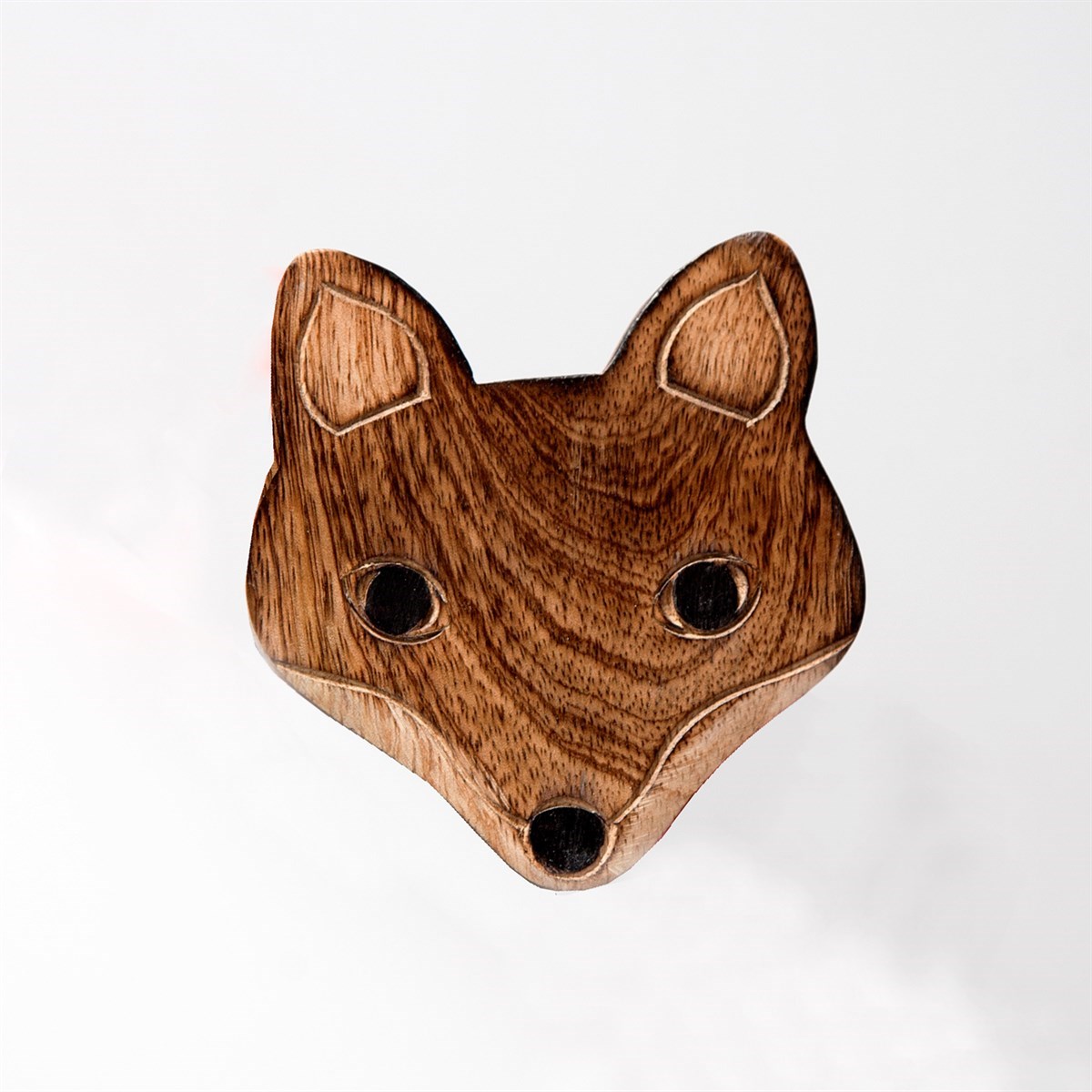 Wooden Fox Coasters - Set of 6