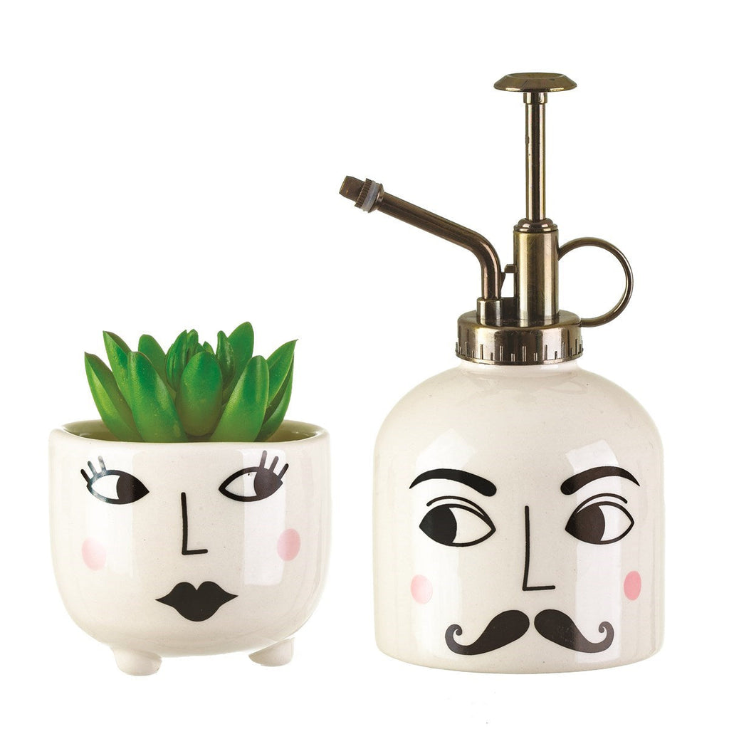 Mister & Mrs White Plant Set