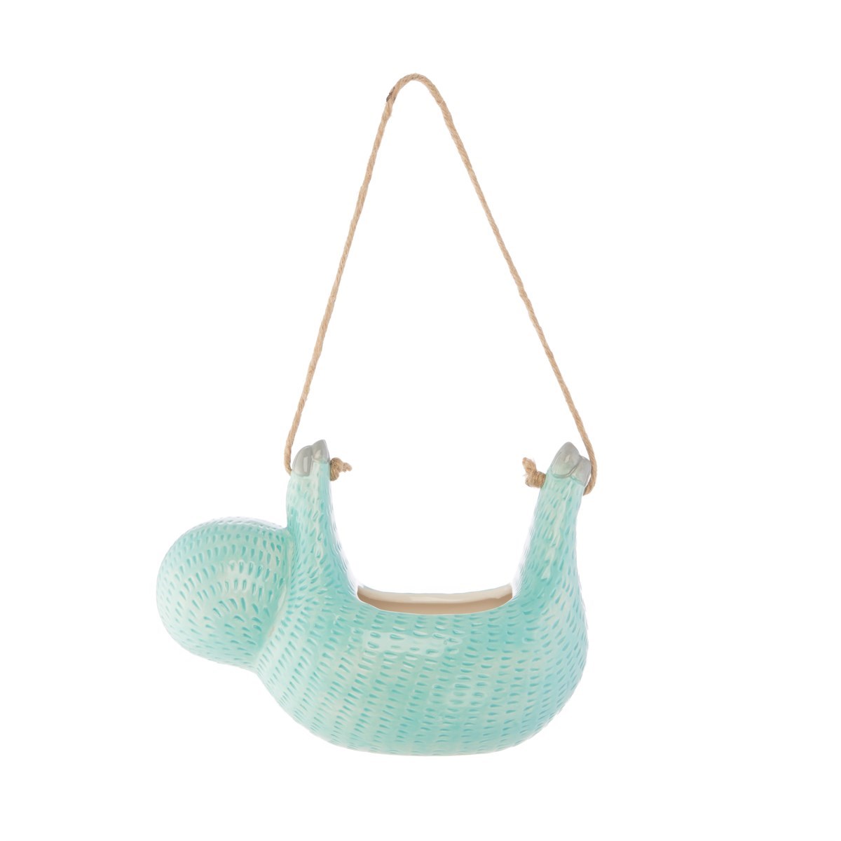 Seymour Sloth Hanging Planter - Blue