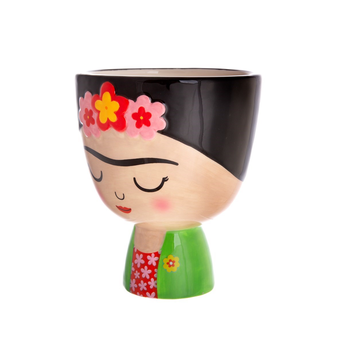 Frida Kahlo Planter - Red