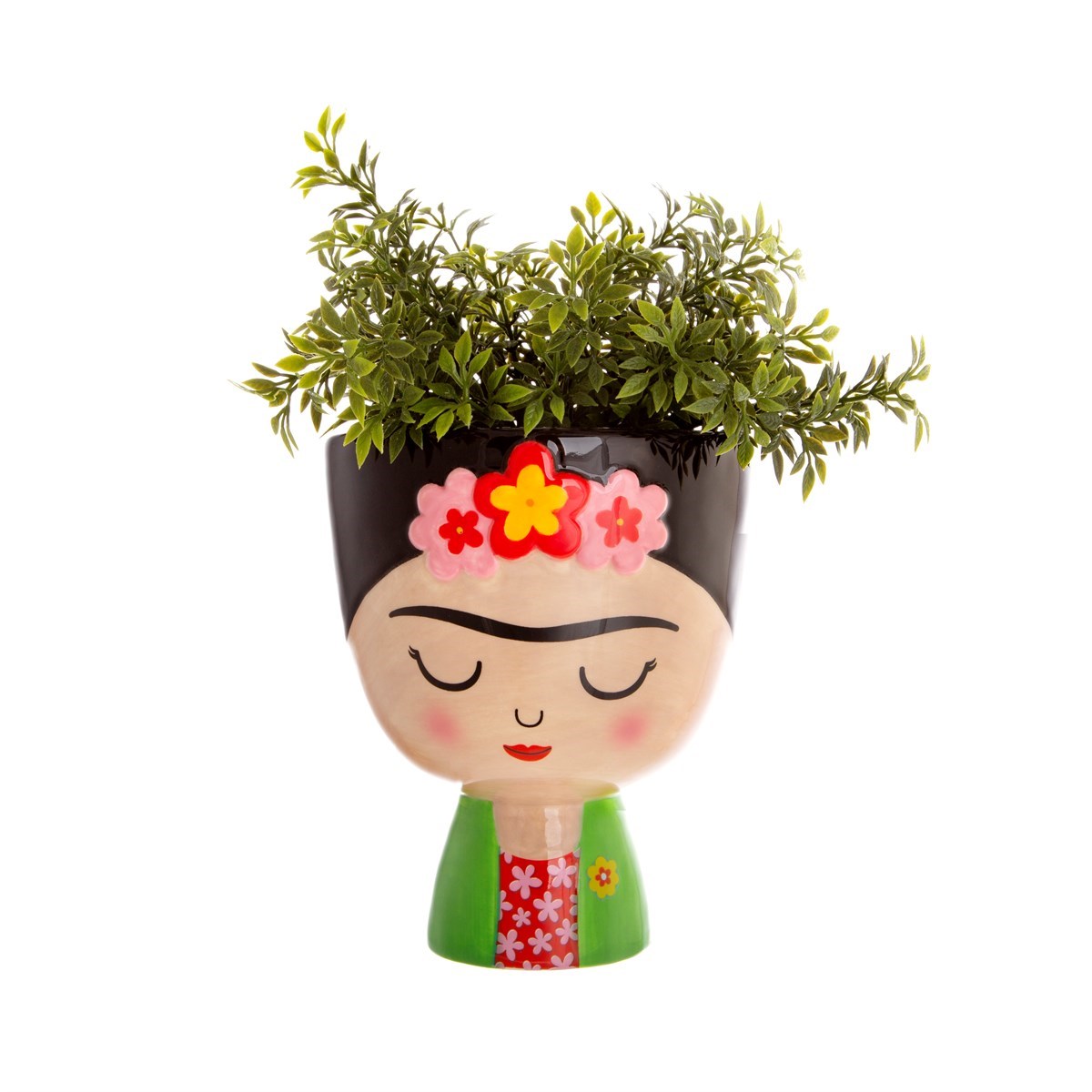 Frida Kahlo Planter - Red
