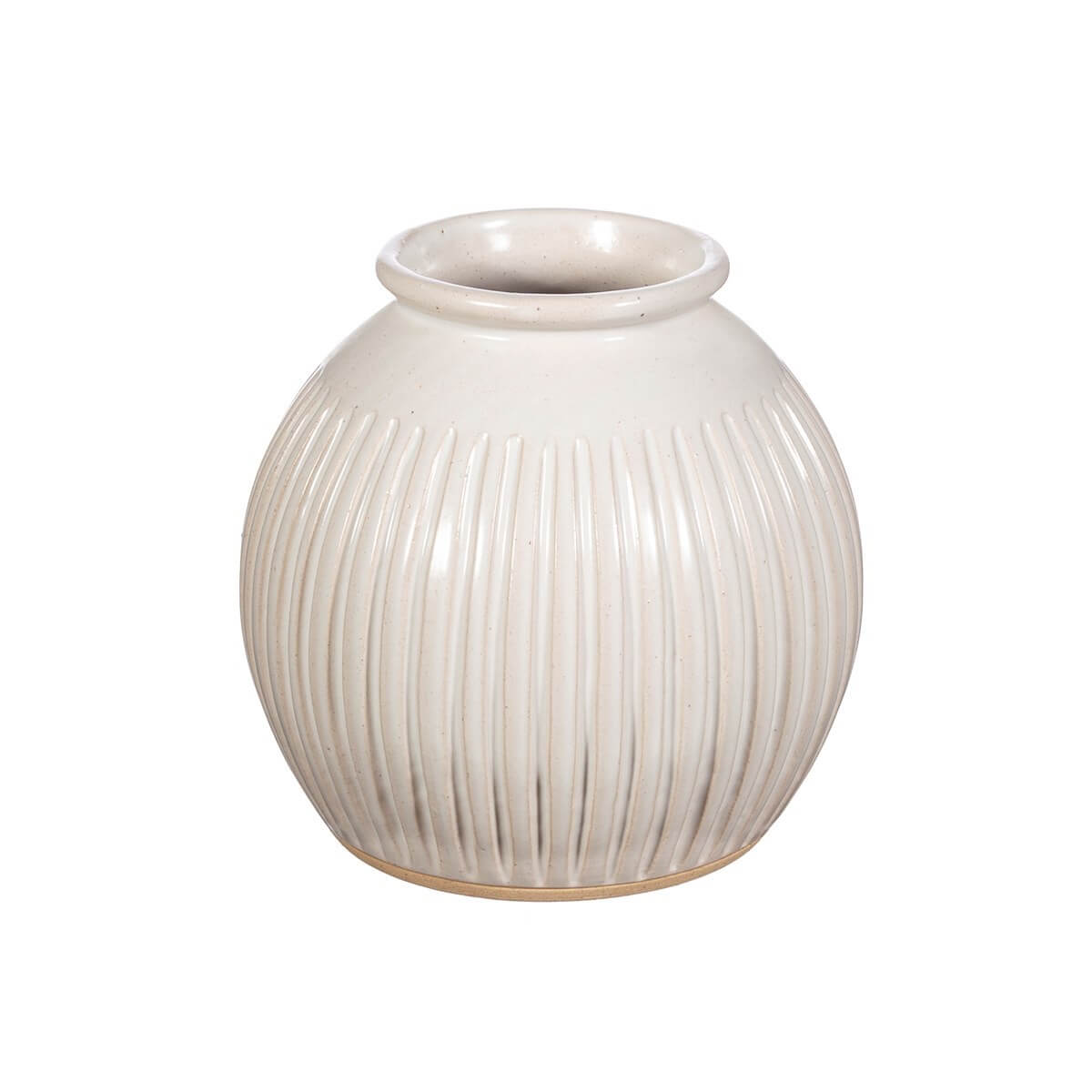 Grooved Vase Japandi Style