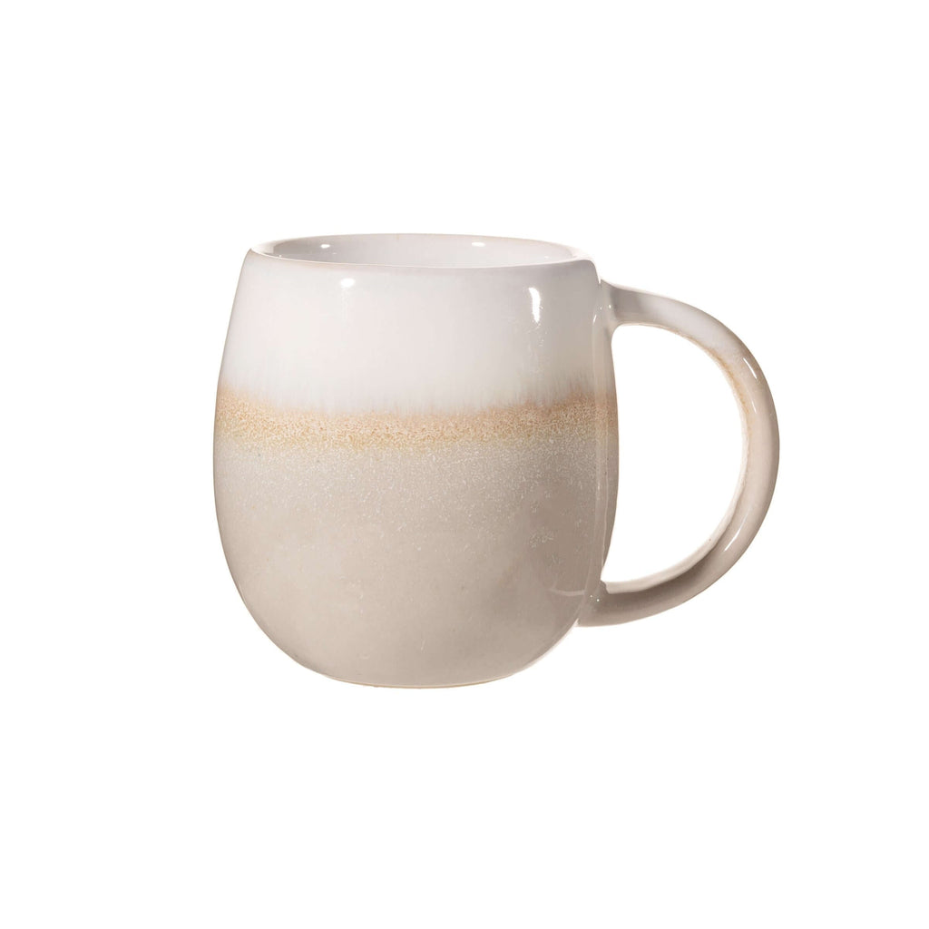 Dip Glazed Ombre Grey Stoneware Mug 260ml