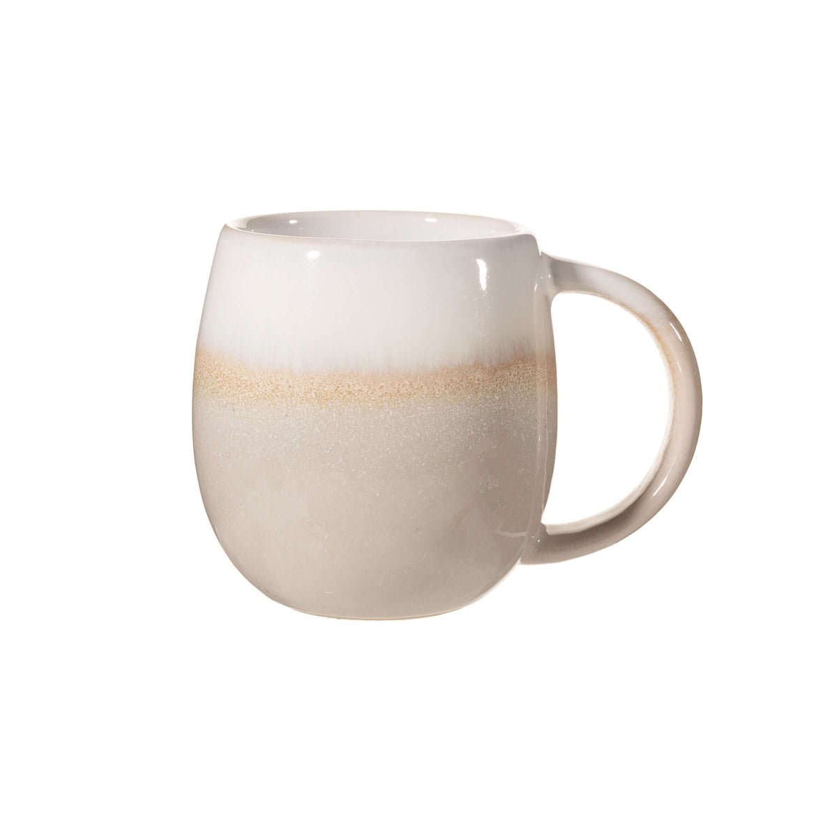 Dip Glazed Ombre Grey Stoneware Mug 260ml