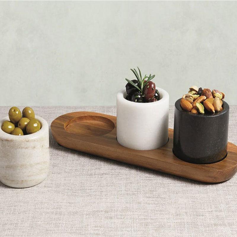 Marble Serving Set - 3 Pieces