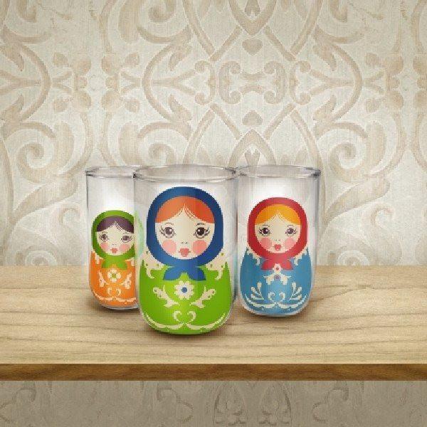Babushkups Nesting Glass Set