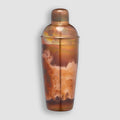 Iridescent Copper Cocktail Shaker & Strainer
