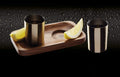 Brass-Finish Shot Glass Gift Set - 3 Pieces