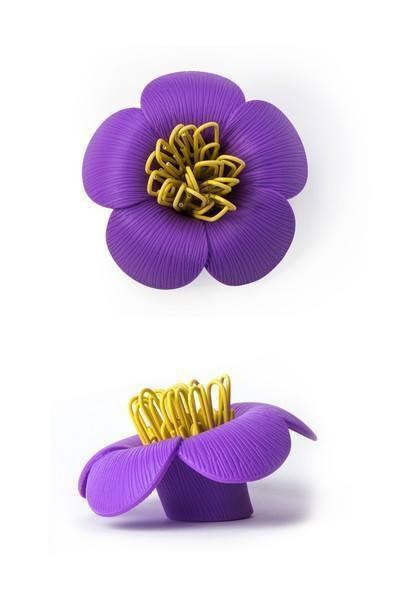 Blossom Magnetic Paper Clip Holder