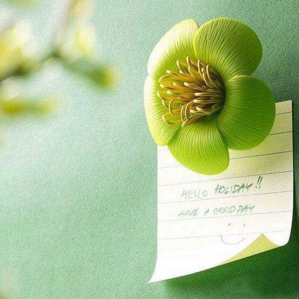 Blossom Magnetic Paper Clip Holder