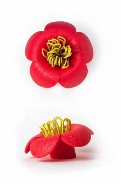 Blossom Magnetic Paper Clip Holder