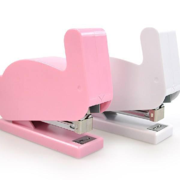 Bunny Staplers - Pink & White Pair