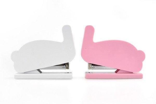 Bunny Staplers - Pink & White Pair