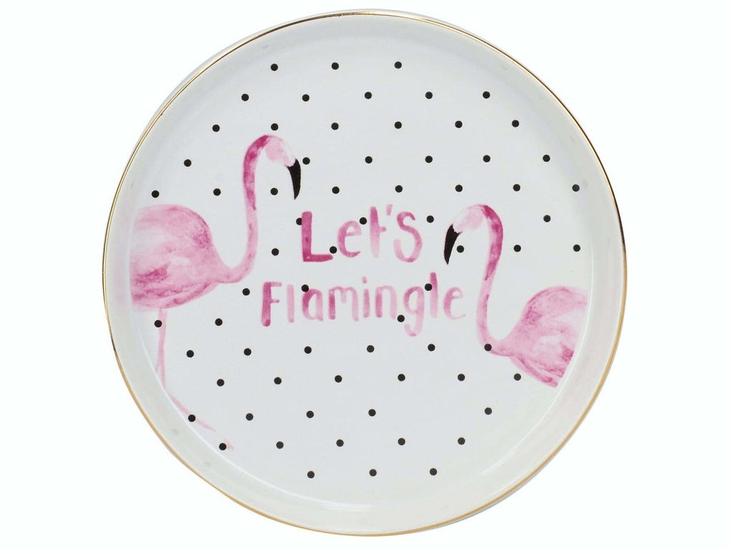 Ava & I Flamingo Round Trinket Dish