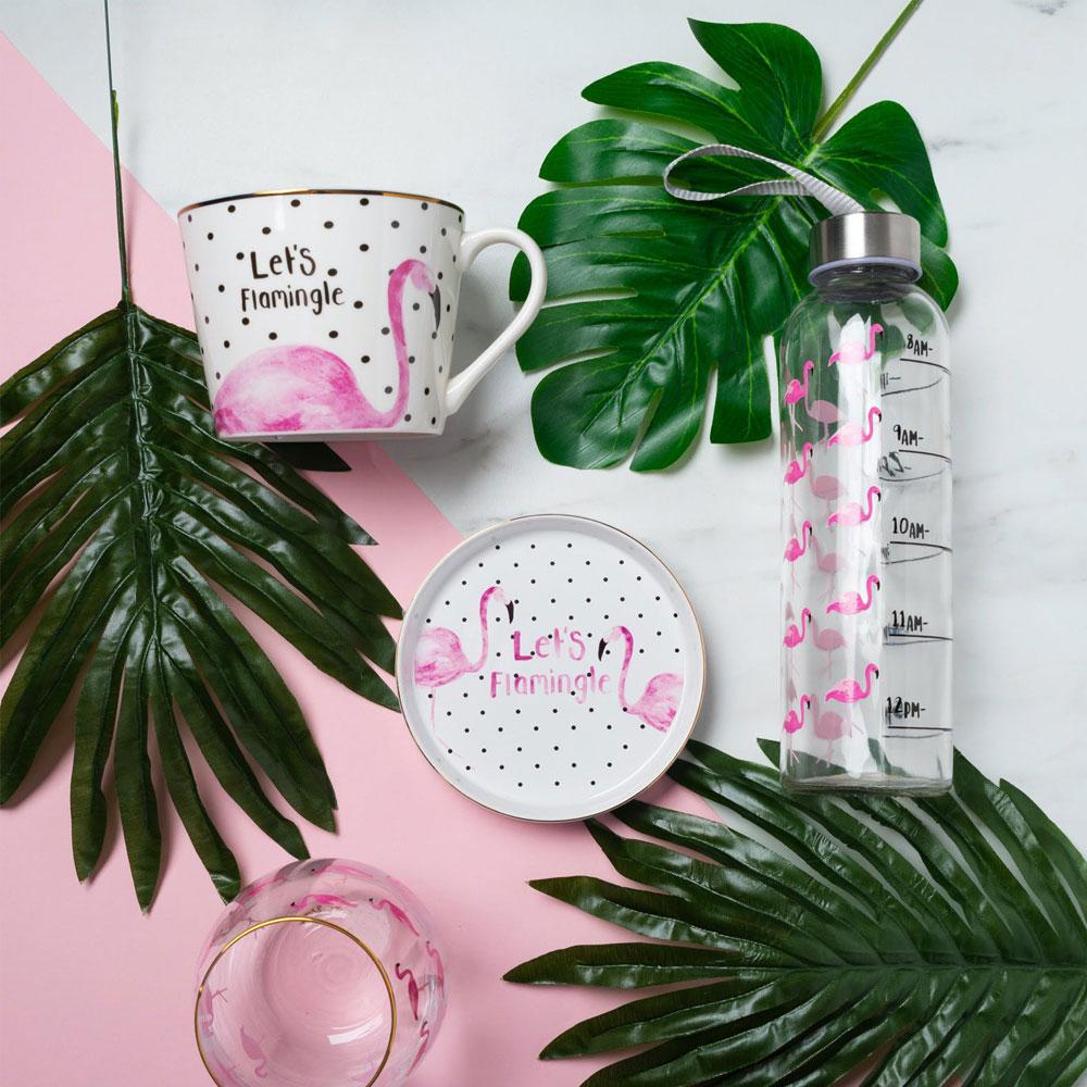 Ava & I Flamingo Round Trinket Dish