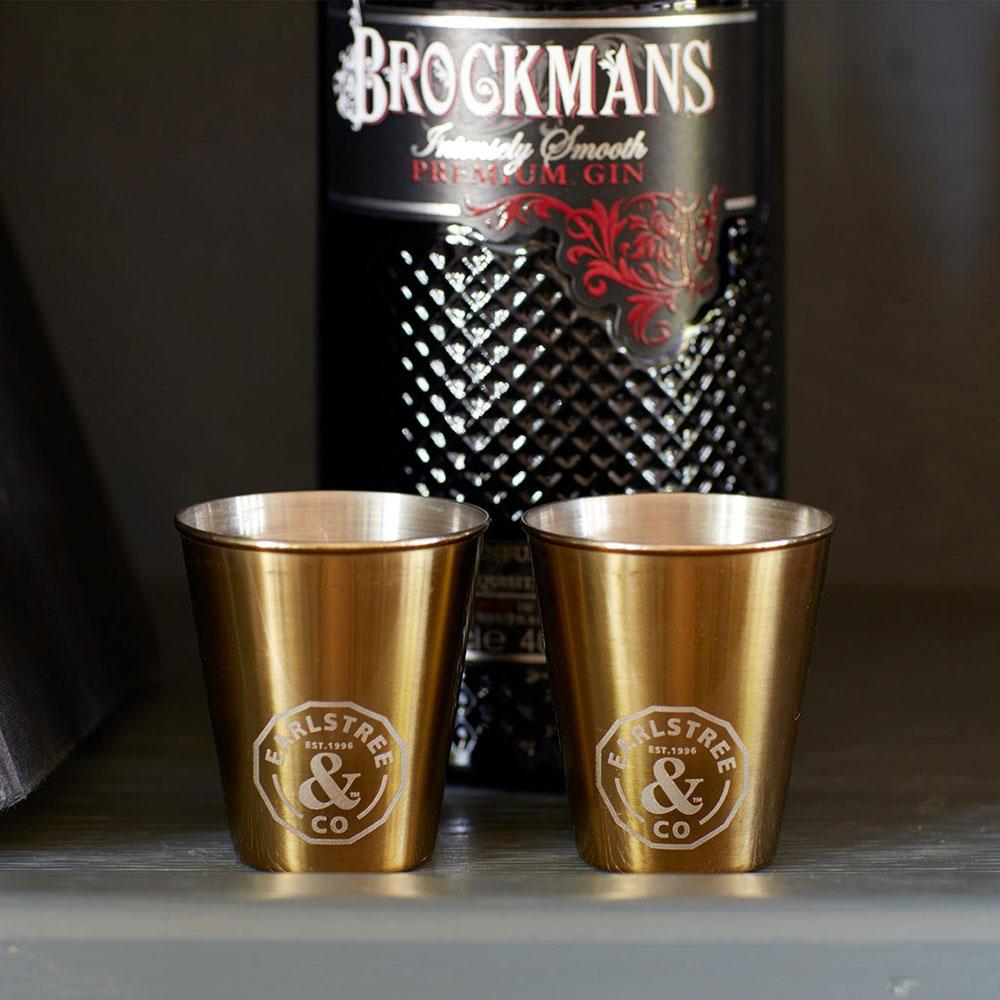 Earlstree & Co Steel Shot Glasses - Set of 4