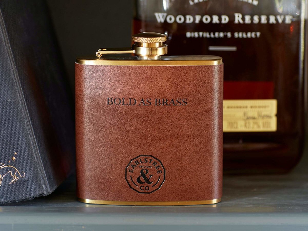 Earlstree & Co Stainless Steel Hip Flask