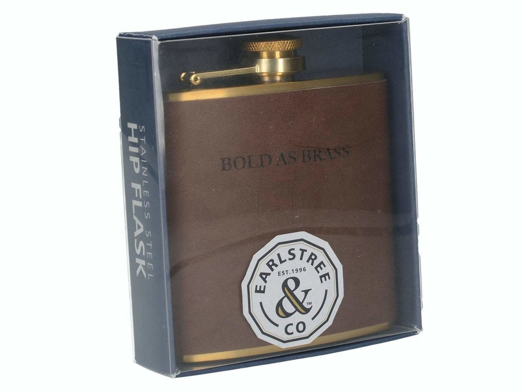 Earlstree & Co Stainless Steel Hip Flask