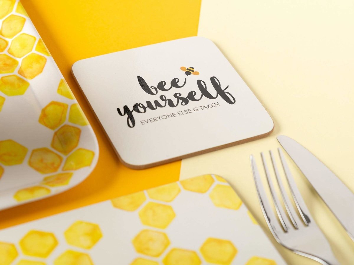 OTT Bee Yourself Pack Of 4 Coasters