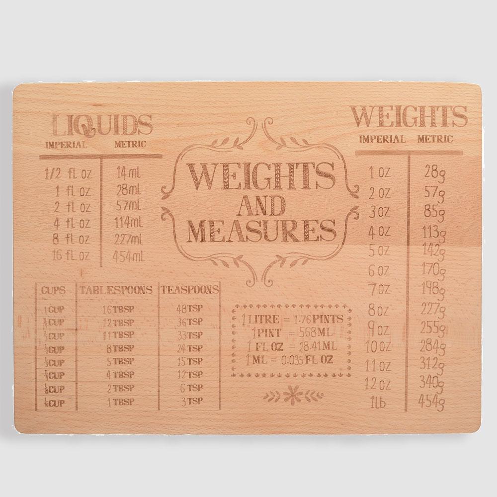 Stir It Up Beech Wood Etched Board