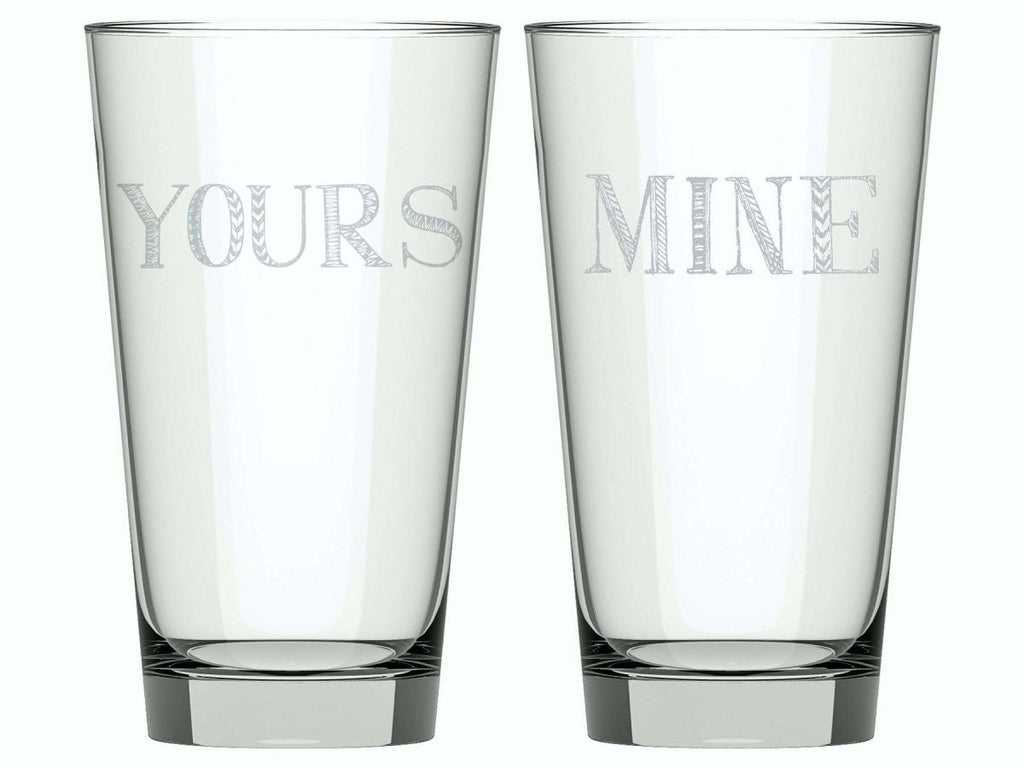 Stir It Up Mine & Yours Highball Glasses - Pair