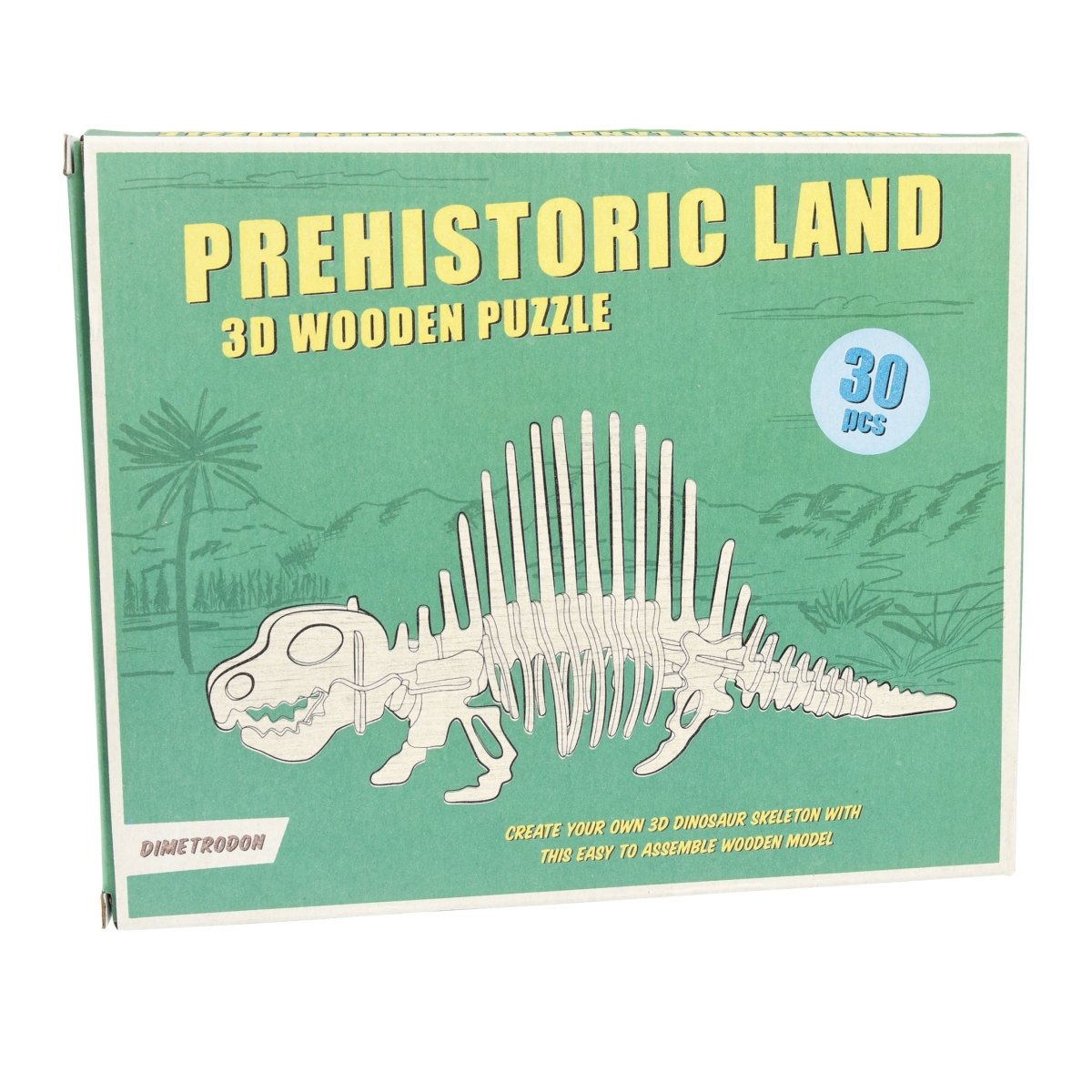 Dimetrodon 3D Wooden Puzzle