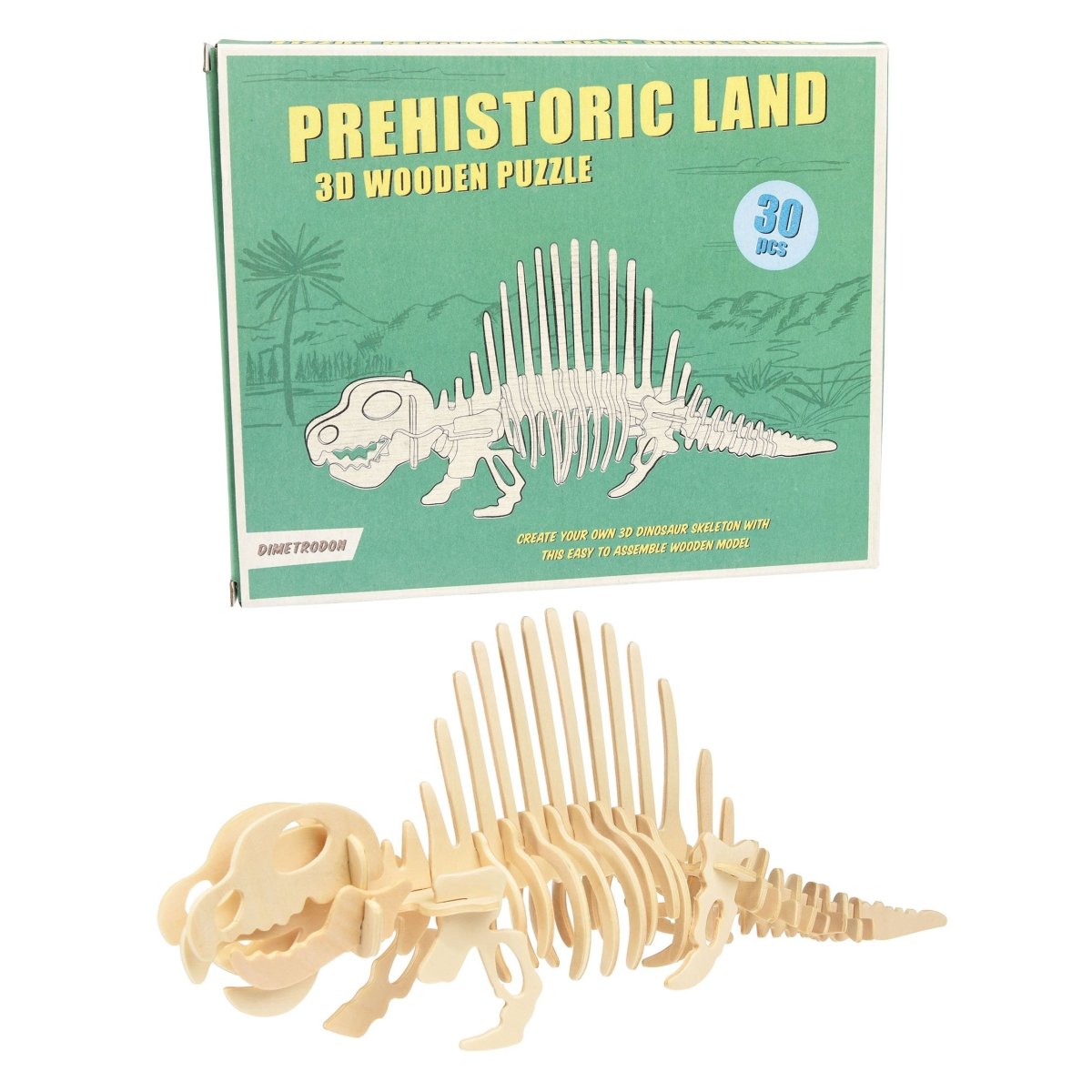 Dimetrodon 3D Wooden Puzzle