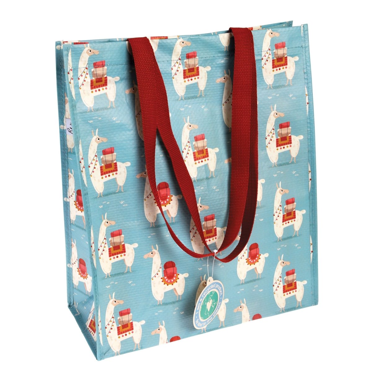Dolly Llama Recycled Tote Bag