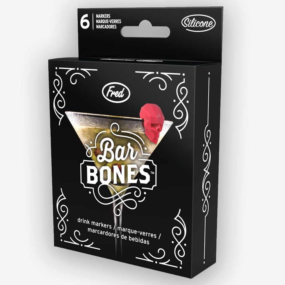 Bar Bones Skull Drink Markers