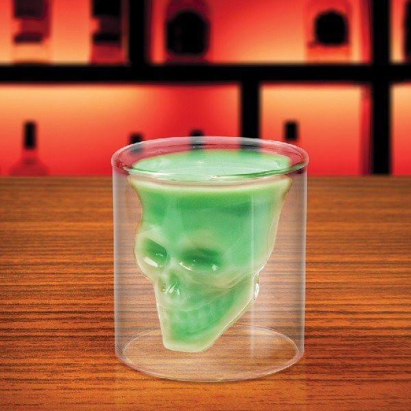Doomed Skull Shot Glass