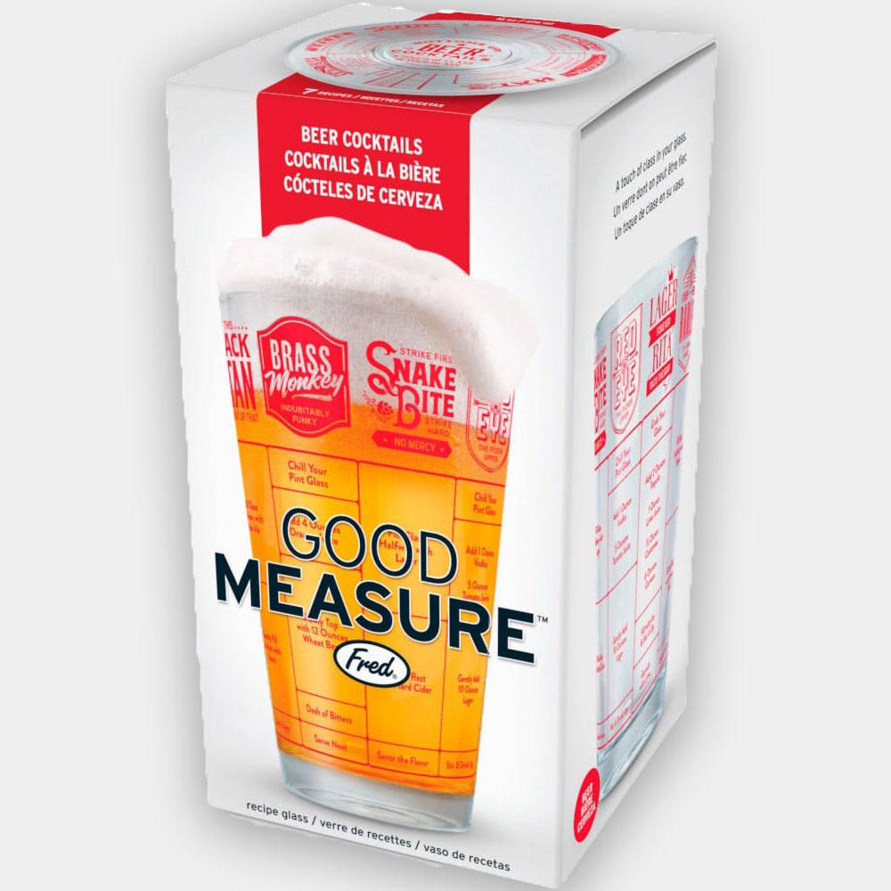 Good Measure Beer Recipe Glass