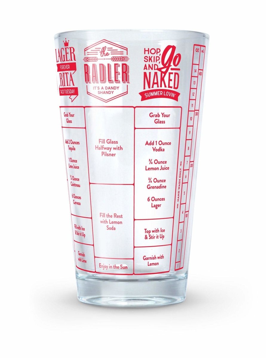 Good Measure Beer Recipe Glass
