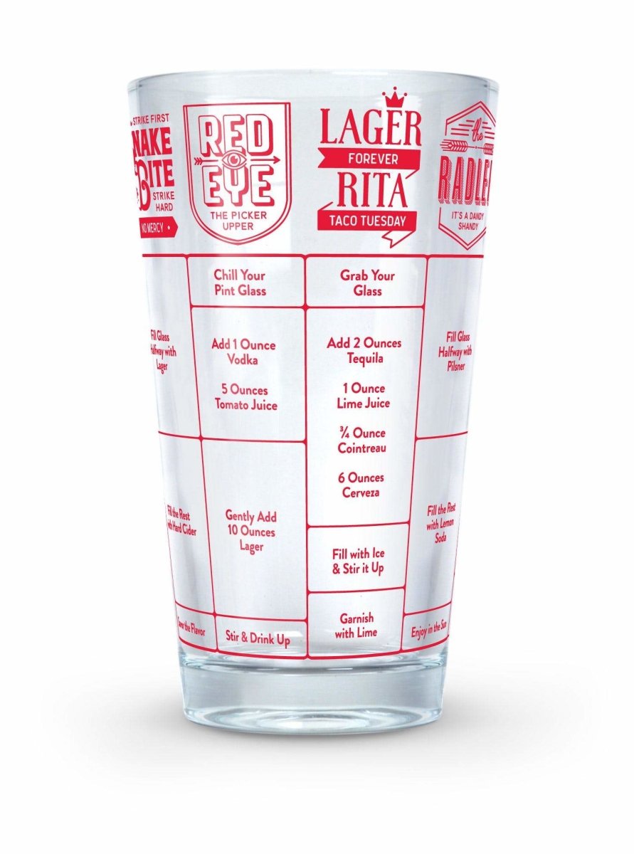 Good Measure Beer Recipe Glass