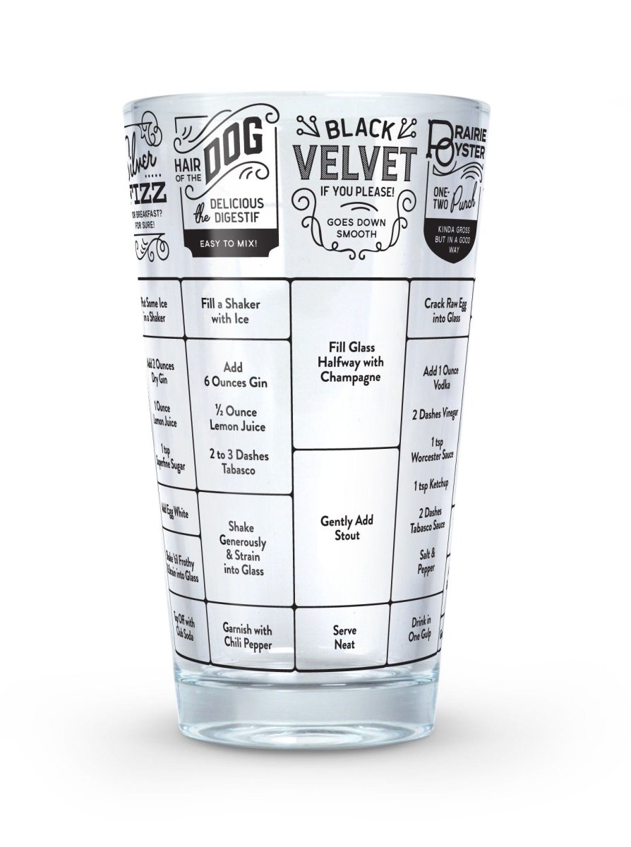 Good Measure Hangover Recipe Glass