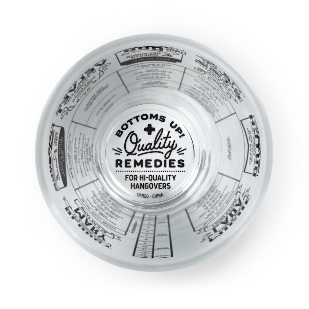 Good Measure Hangover Recipe Glass