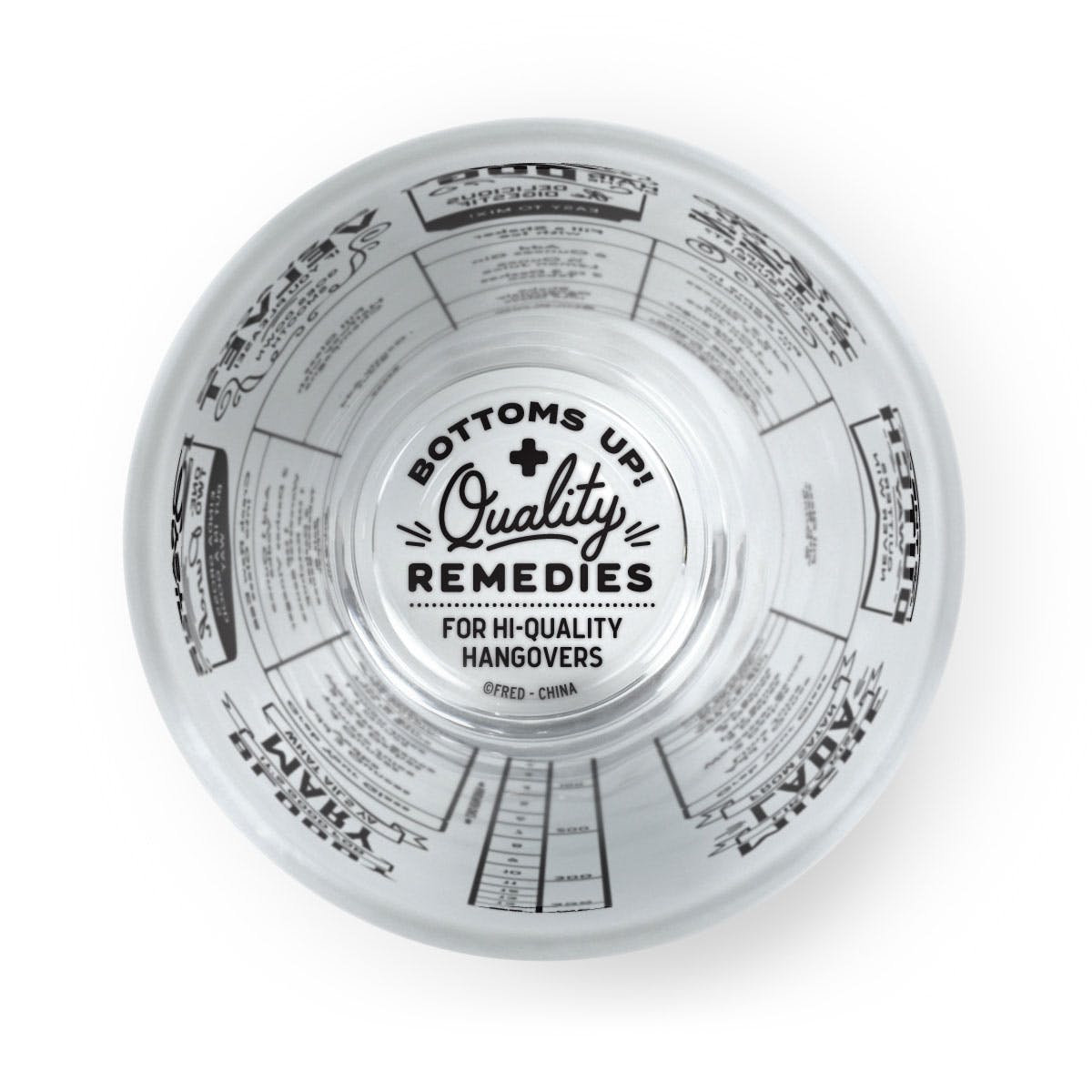 Good Measure Hangover Recipe Glass