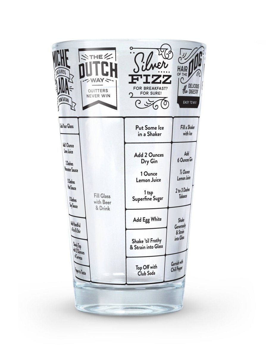 Good Measure Hangover Recipe Glass