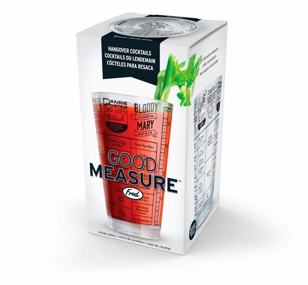 Good Measure Hangover Recipe Glass